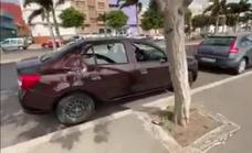 Destrozan las ventanillas de 23 coches en Vecindario