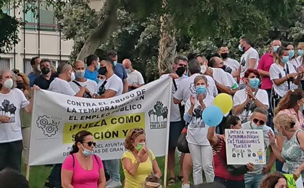 Nueva protesta de los empleados públicos de las islas por la fijeza laboral