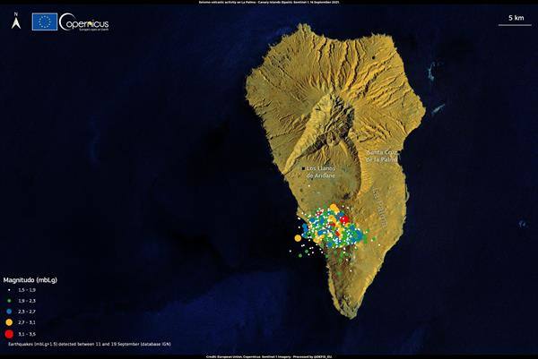 Definen el plan de evacuación por el volcán, que incluye también a Tazacorte