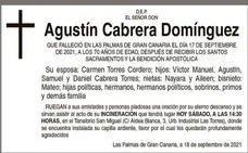 Agustín Cabrera Domínguez