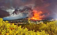 «Esta es la más floja», asegura un vecino que vive su tercera erupción