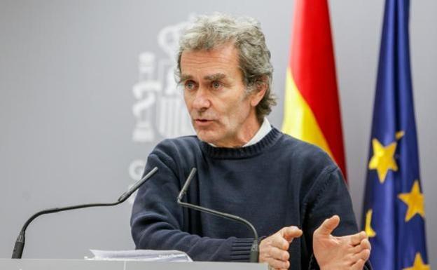 Fernando Simón, durante una rueda de prensa. /Efe