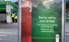 Los conductores británicos agotan los surtidores de gasolineras