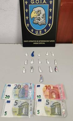 Sorprendido vendiendo cocaína en la capital grancanaria