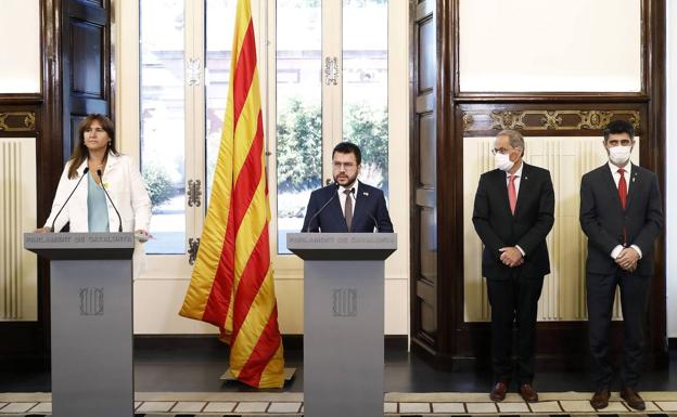 Aragonès llama a Junts a sumarse al diálogo para hacer inevitable el referéndum