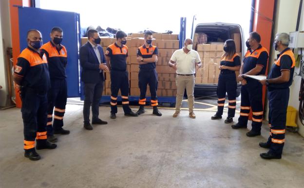 8 toneladas de ayuda de Yaiza para La Palma
