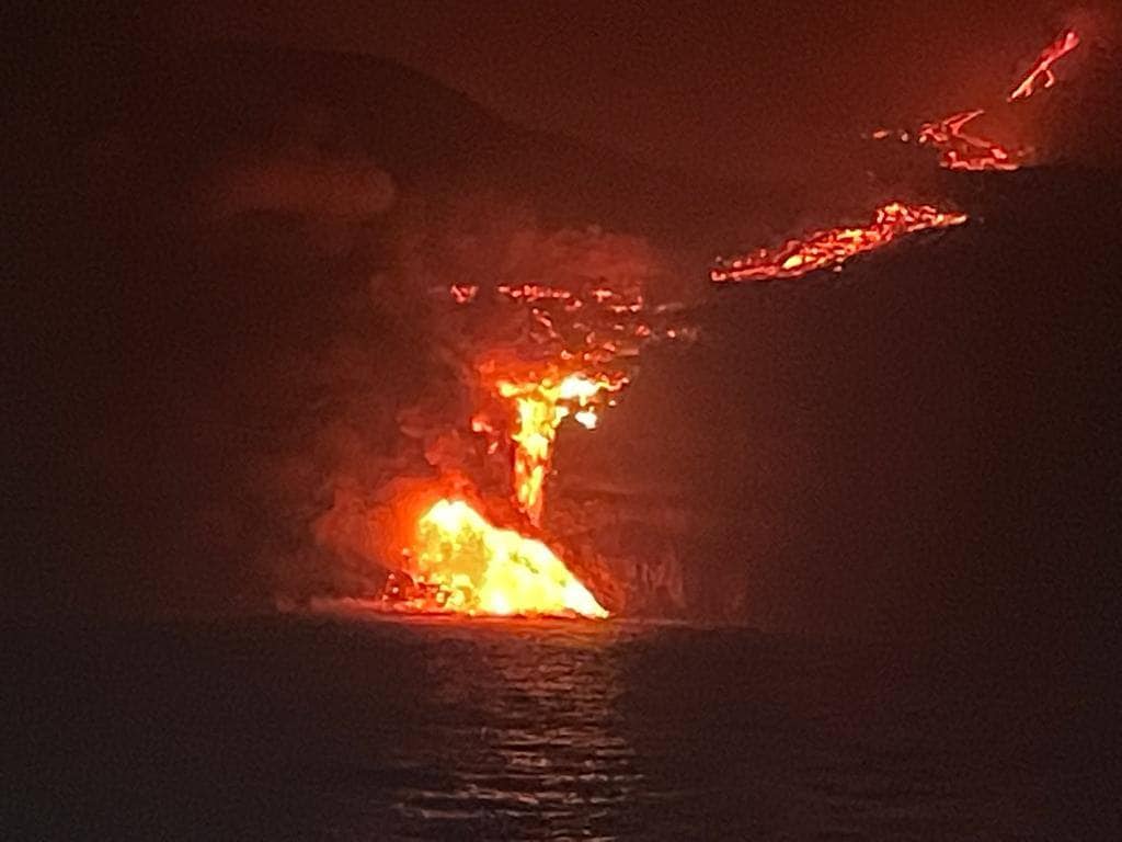¿Qué ocurrió en el mar cuando llegó la lava?: científicos de la ULPGC lo desvelan