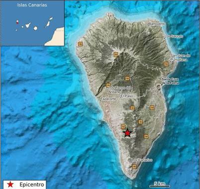 Seísmo de 4 grados en Fuencaliente