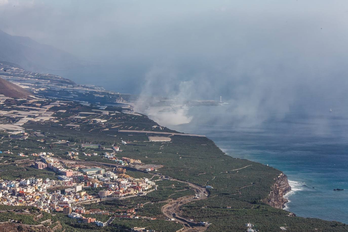 Los agricultores podrán cortar el plátano y los vecinos de la zona de exclusión recoger enseres
