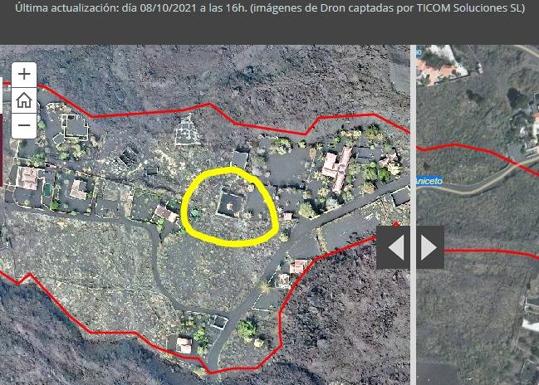 El gato de La Palma, continúa atrapado entre la lava