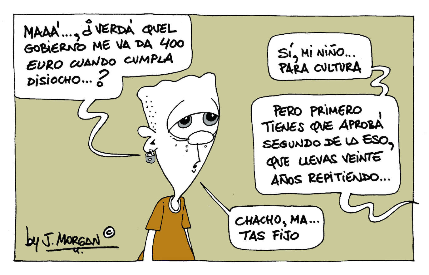 El humor de Morgan de este domingo 10 de octubre