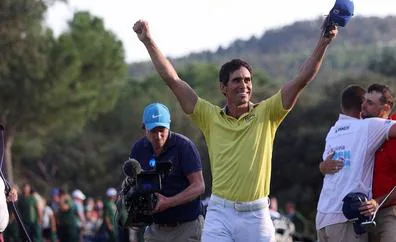 El golfista grancanario Rafael Cabrera gana el Open de España