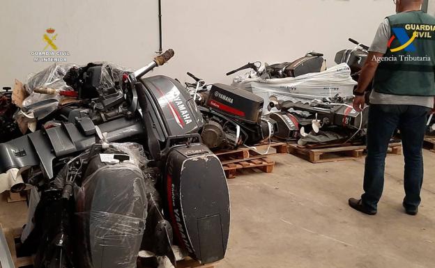 Detenidos para robar motores para pateras