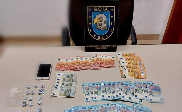Sorprendido con dosis de cocaína preparadas para su venta