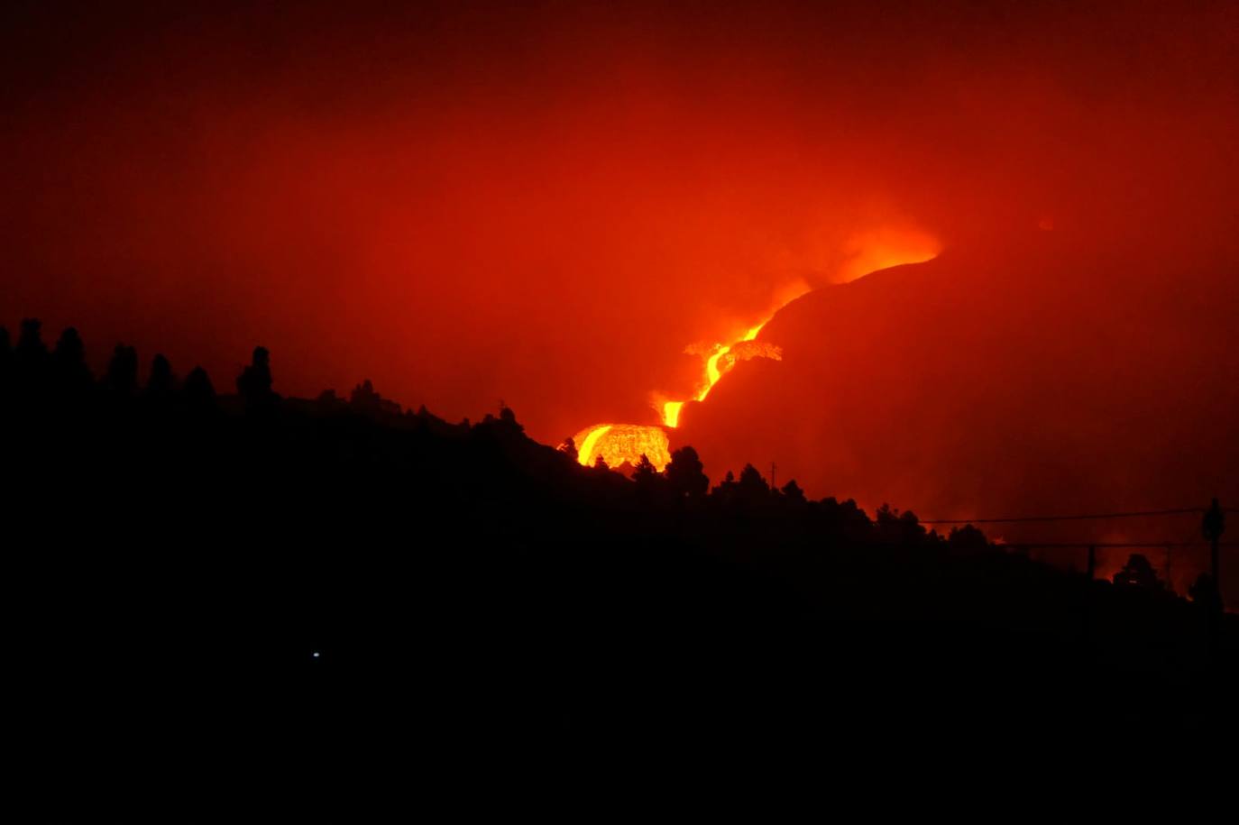 'Tsunami' de lava a gran velocidad