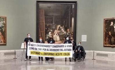 Desalojan a las víctimas del aceite de colza encerradas en el Museo Del Prado