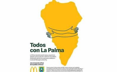 McDonald's recauda 65.000 euros para los afectados por el volcán de La Palma
