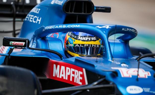 Fernando Alonso, al volante de su Alpine. /Florent Gooden (EP)