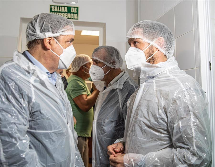 Visita del ministro de Agricultura, Luis Planas, a la isla de La Palma