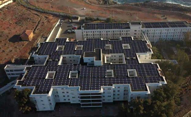 La residencia de Taliarte cubrirá con placas solares el 84% de su consumo