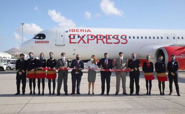 'Lanzarote', nuevo avión de la flota de Iberia Express