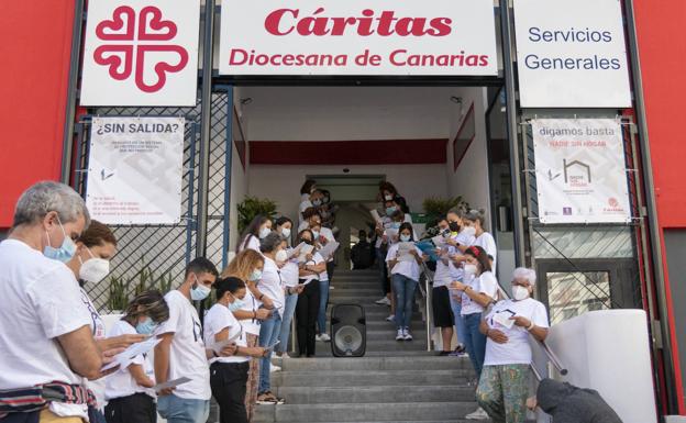 Cáritas exige políticas que garanticen los derechos de las personas sin hogar