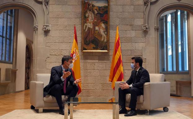 La mesa de diálogo con Cataluña se volverá a reunir a principios de año