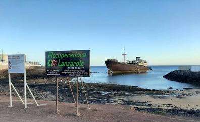 Recuperadora Lanzaroteña retoma el plan para retirar el carguero 'Telamon'