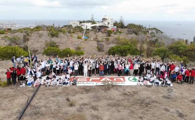 SPAR Gran Canaria celebra su jornada anual de reforestación repoblando 300 árboles en San Juan de Dios
