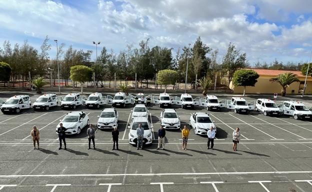 Santa Lucía de Tirajana renueva su parque móvil con 18 coches y con 6 camiones ya en camino