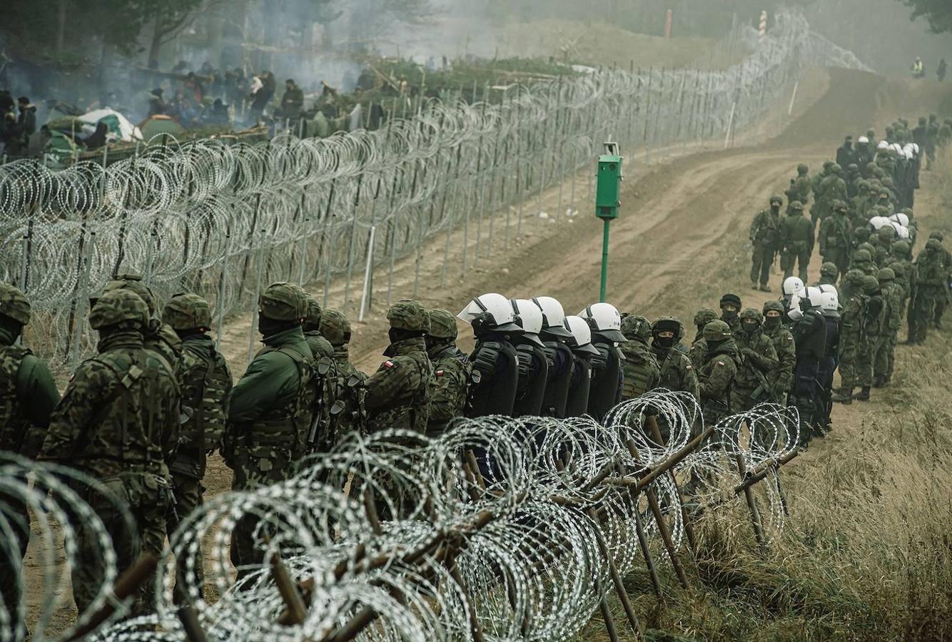 La crisis en la frontera entre Polonia y Bielorrusia, en imágenes