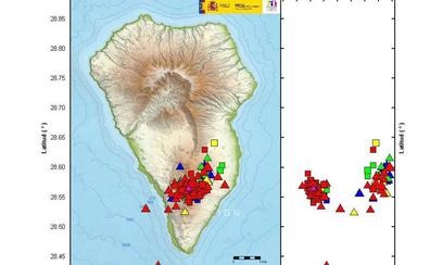 Aumenta la sismicidad de intensidad intermedia en el volcán de La Palma