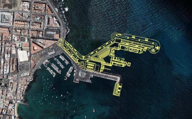 Futuro muelle de Corralejo versus mejoras olas de surf