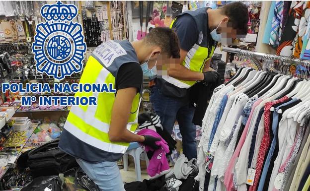 Intervienen 2.000 artículos falsificados en el sur de Tenerife