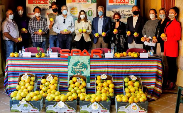 SPAR Gran Canaria comercializa 258.000 kilos de naranjas de Telde en sus 20 tiendas del municipio