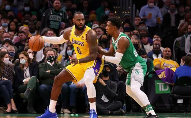 El regreso de LeBron no impide que los Celtics aplasten a los Lakers