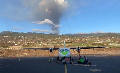 El aeropuerto de La Palma continúa inoperativo por quinto día