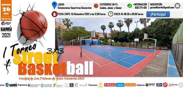Cuenta atrás para el 1º Street Basketball 3x3 Ciudad de Las Palmas de Gran Canaria 2021