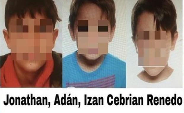 Los tres menores secuestrados por su madre en Aranjuez./R. C.