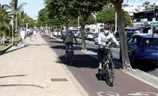 Mejor carril para ciclistas en Puerto del Carmen