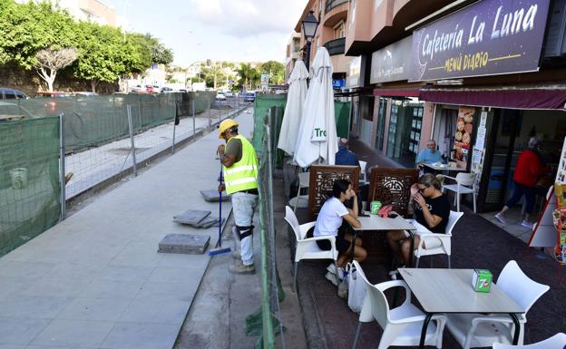 La obra en la GC-500 exige un modificado de proyecto y rebasa su plazo de ejecución