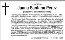 Juana Santana Pérez