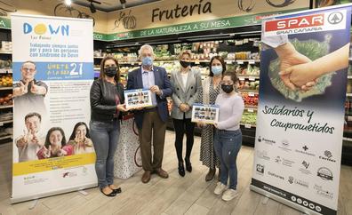 SPAR Gran Canaria colabora en la venta del calendario solidario de la Asociación Síndrome de Down Las Palmas