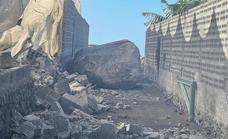 Desprendimientos y daños por los sismos en La Palma