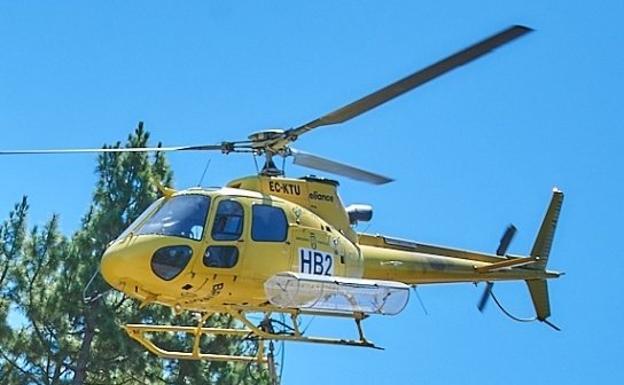 Rescatan a una senderista que sufrió una caída en Arona