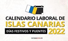 Estos son los días festivos y puentes del 2022 en Canarias