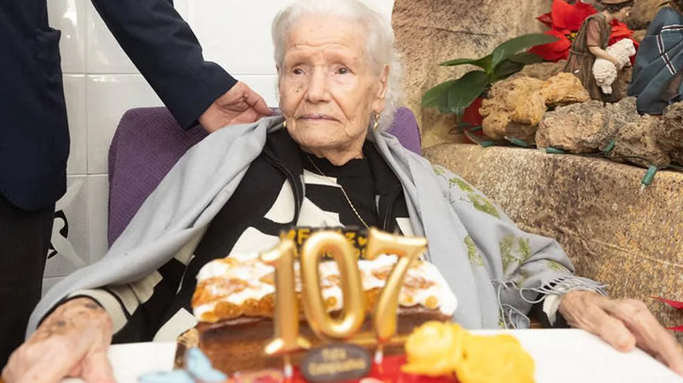 La abuela del Sureste de Gran Canaria cumple 107 años