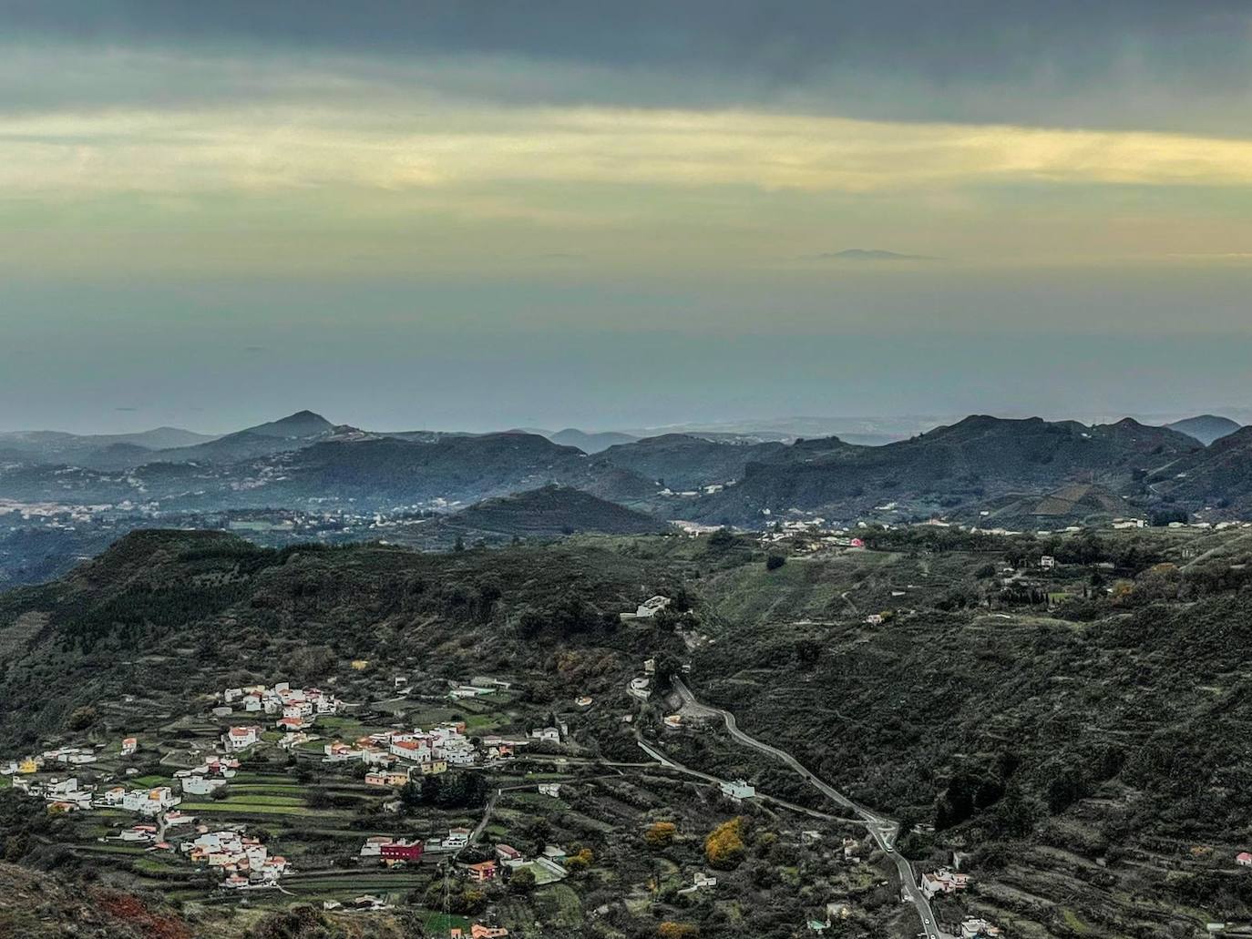 Fuerteventura desde la cumbre de Gran Canaria
