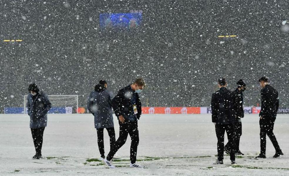 La nieve aplaza el Atalanta-Villarreal a este jueves