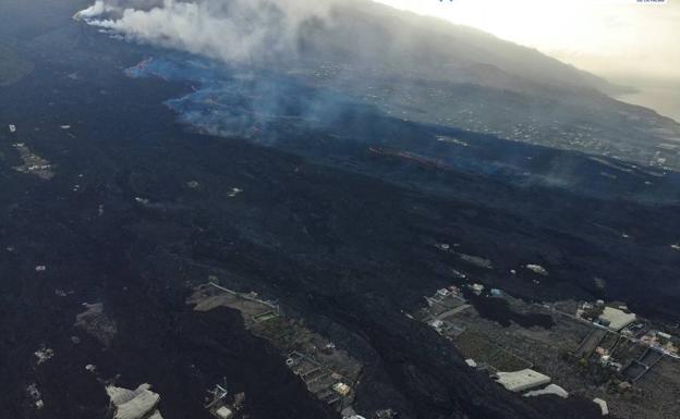 Restringuidos todos los accesos a la zona de la erupción